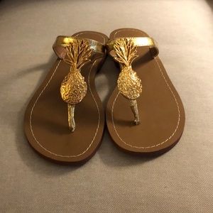 Lily Pulitzer Pineapple Sandals